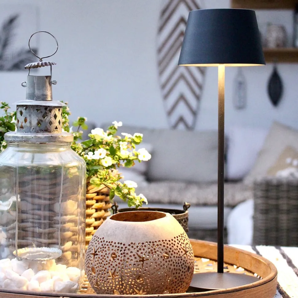 LOOM DESIGN LED terraslamp Modi zwart 36 cm CCT