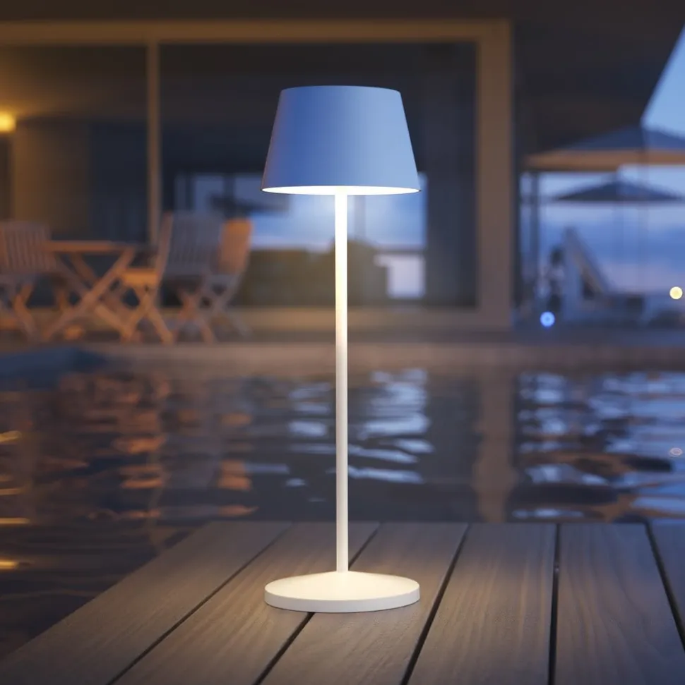 LOOM DESIGN LED terraslamp Modi, wit 36 cm CCT