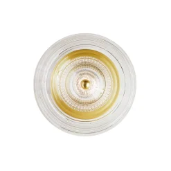 LOOM DESIGN LED wandlamp Glow goudkleurig/helder Ø 16 cm acryl