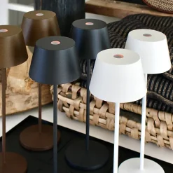 LOOM DESIGN Modi LED terraslamp, corten