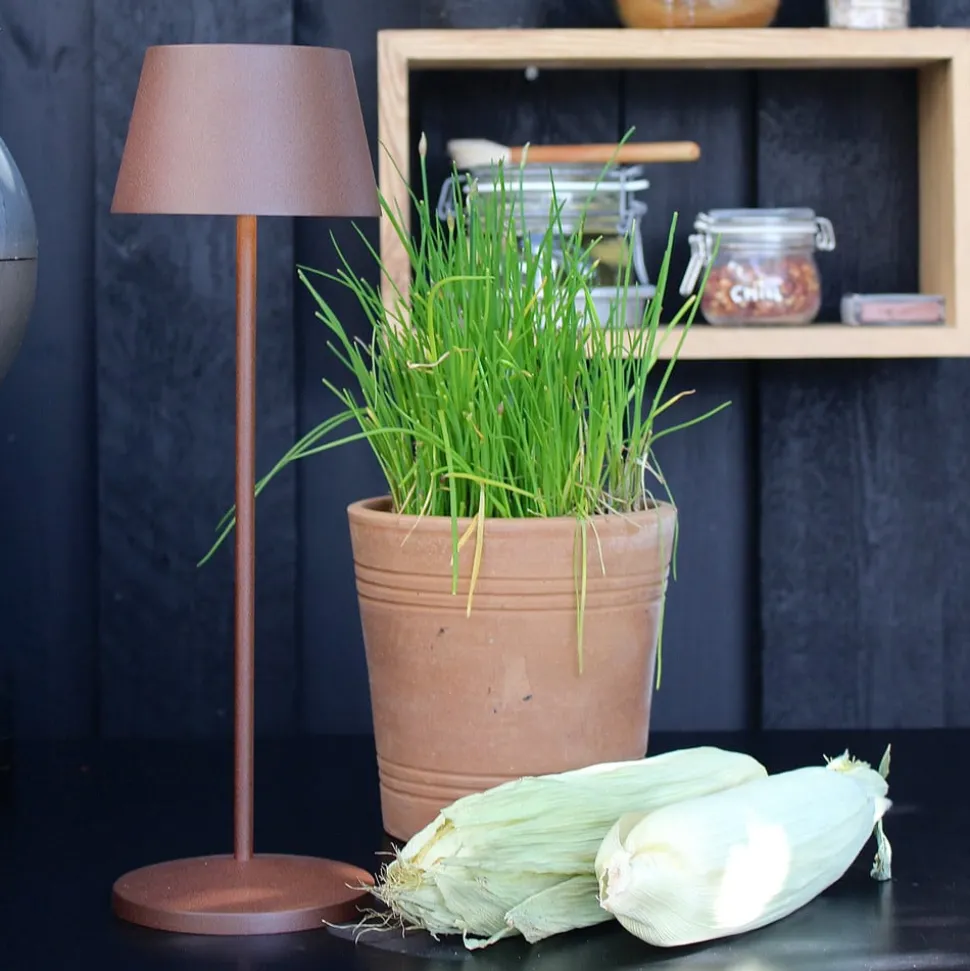 LOOM DESIGN Modi LED terraslamp, corten