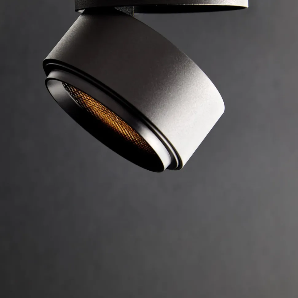 LOOM DESIGN Ray LED plafondspot Ø9,3cm 13W zwart