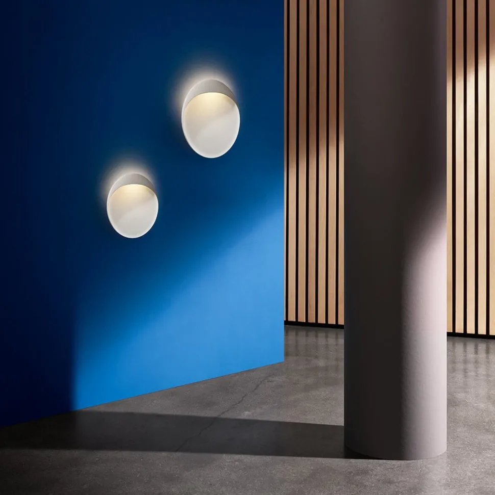 Louis Poulsen LED wandlamp Flindt, wit, 2.700 K, Ø 30 cm