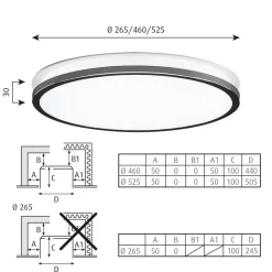 Louis Poulsen Munkegaard Ø 46cm chroom/hoogglans
