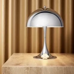 Louis Poulsen Panthella Mini LED tafellamp chroom