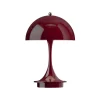 Louis Poulsen Panthella Portable 160 V3, ondoorzichtig bordeauxrood