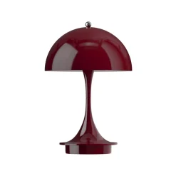 Louis Poulsen Panthella Portable 160 V3, ondoorzichtig bordeauxrood