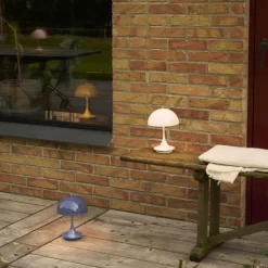 Louis Poulsen Panthella Portable 160 V3 tafellamp opaal wit