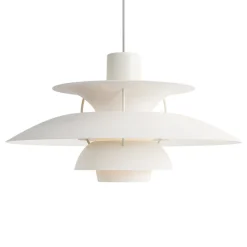 Louis Poulsen PH 5 hanglamp monochroom wit