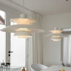 Louis Poulsen PH 5 hanglamp monochroom wit