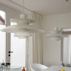 Louis Poulsen PH 5 hanglamp monochroom wit