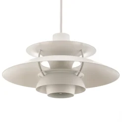 Louis Poulsen PH 5 Mini hanglamp monochroom wit