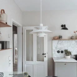 Louis Poulsen PH 5 Mini hanglamp monochroom wit