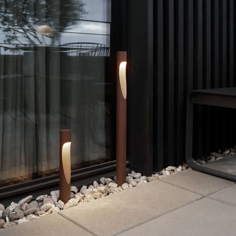 Louis Poulsen sokkellamp Flindt 930 corten 35cm basisadapter