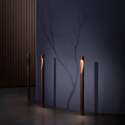 Louis Poulsen tuinpadverlichting Flindt, 927, corten 70 cm voet 24 V
