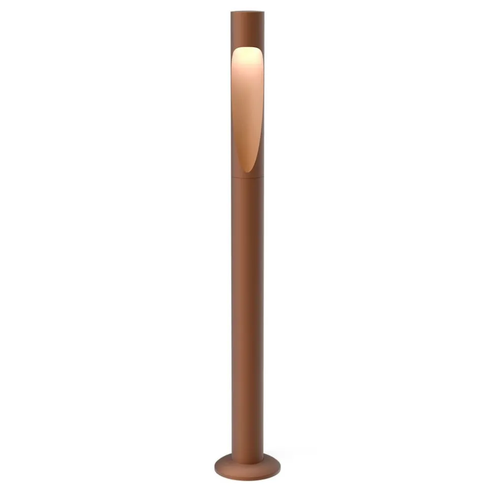 Louis Poulsen tuinpadverlichting Flindt, 927, corten 70 cm voet 24 V
