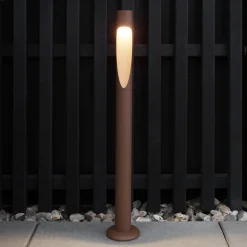 Louis Poulsen tuinpadverlichting Flindt, 930, corten 70 cm voet 24 V