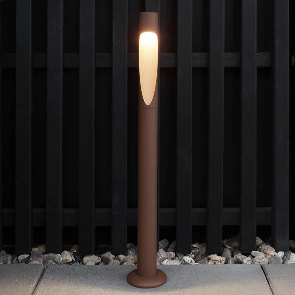 Louis Poulsen tuinpadverlichting Flindt, 930, corten 70 cm voet 24 V