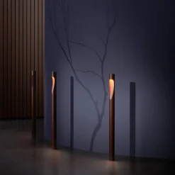Louis Poulsen tuinpadverlichting Flindt, 930, corten 70 cm voet 24 V