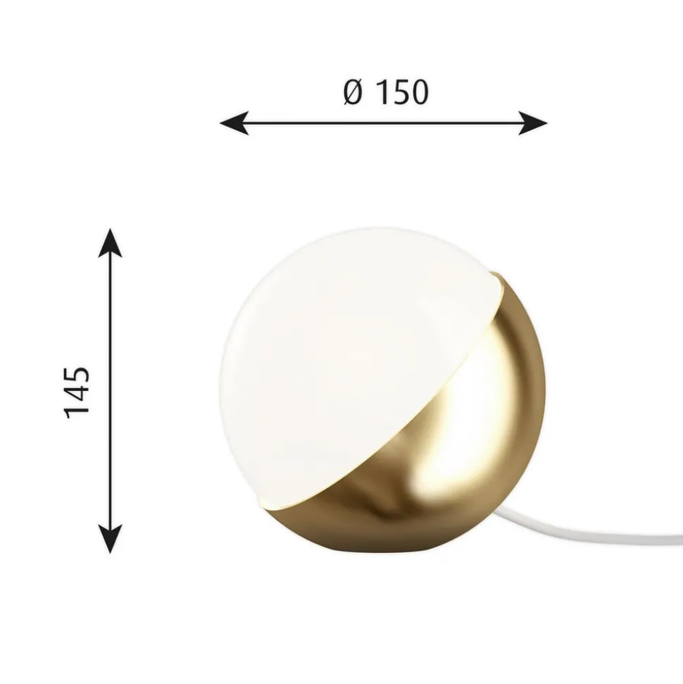 Louis Poulsen VL Studio tafellamp messing, Ø 15cm