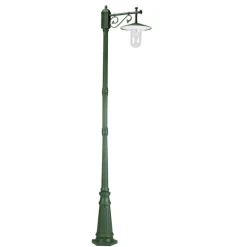 Louvre lantaarnpaal groen/helder