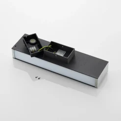 Lucande Aegisa LED buiten wandlamp, hoekig