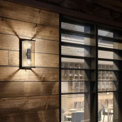 Lucande Annalea buitenwandlamp, 40 cm, 2-lamps, IP54