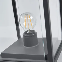 Lucande Annalea sokkellamp, 55 cm, antraciet, IP54