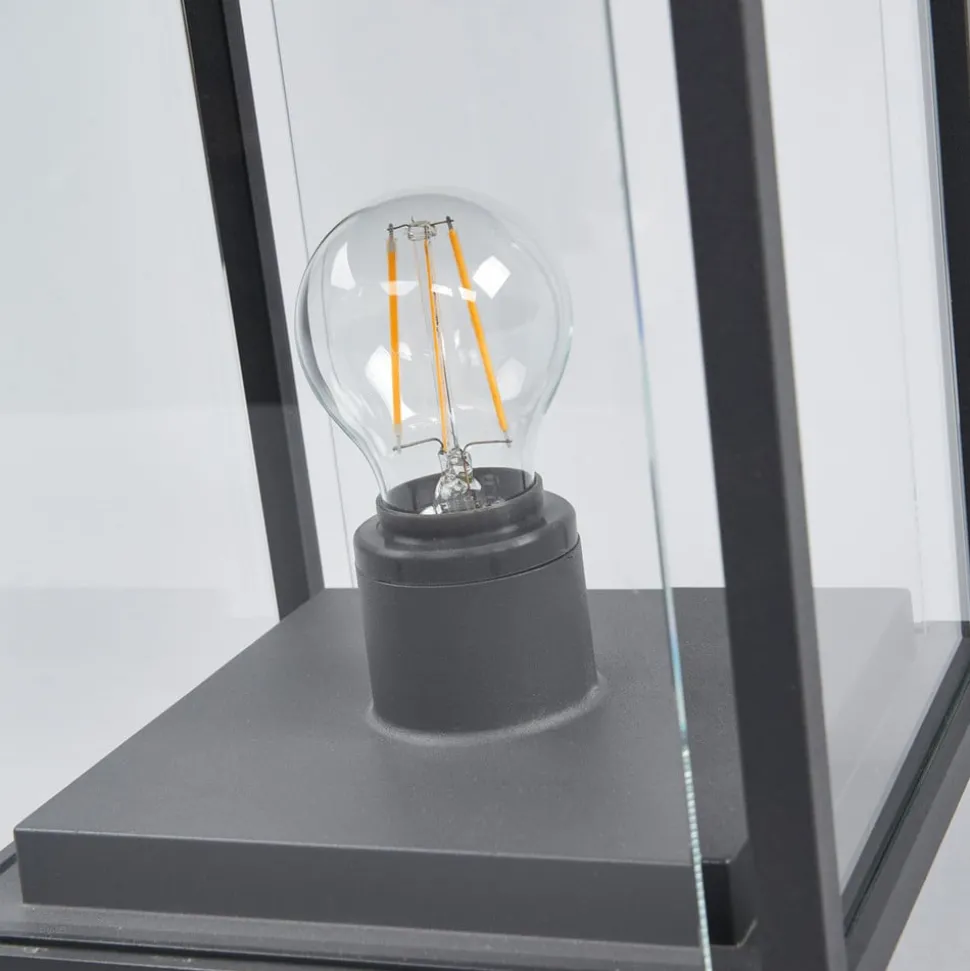 Lucande Annalea sokkellamp, 55 cm, antraciet, IP54