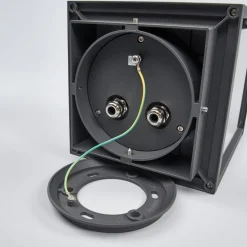 Lucande Annalea sokkellamp, 55 cm, antraciet, IP54