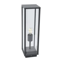 Lucande Annalea sokkellamp, 50 cm, antraciet, IP54