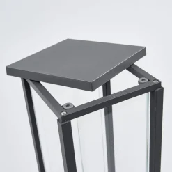 Lucande Annalea sokkellamp, 50 cm, antraciet, IP54