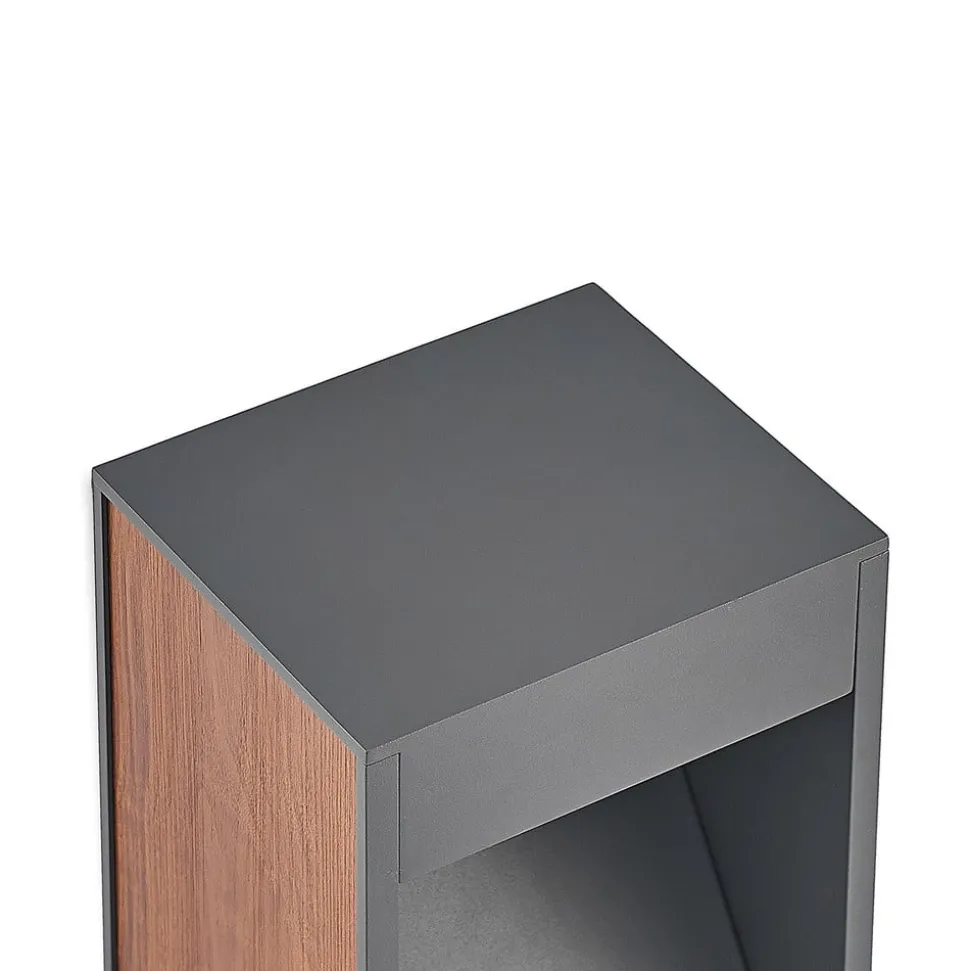 Lucande Ansala R7s sokkellamp met houtdecor