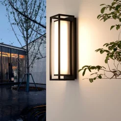 Lucande Banetti LED buitenwandlamp, 50 cm