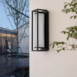 Lucande Banetti LED buitenwandlamp, 50 cm