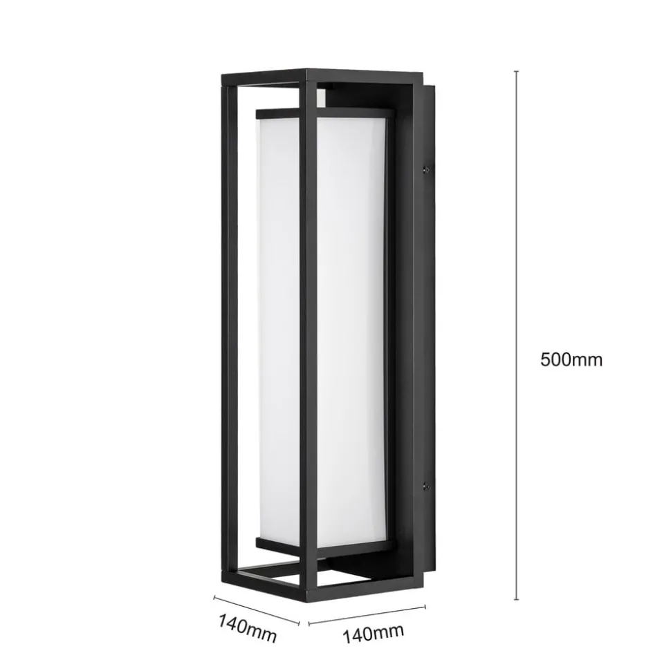 Lucande Banetti LED buitenwandlamp, 50 cm