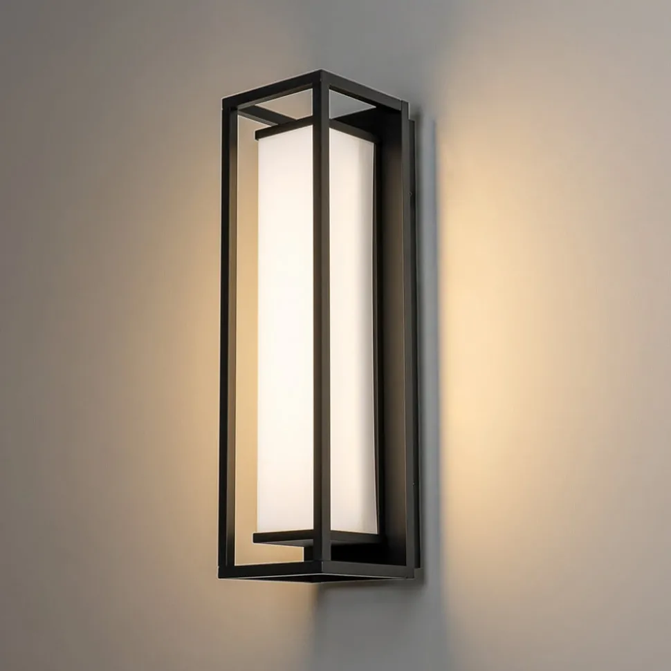 Lucande Banetti LED buitenwandlamp, 50 cm