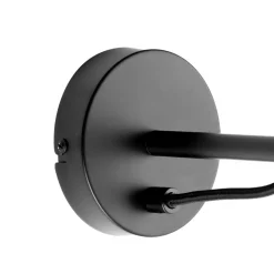 Lucande Bassiola wandlamp met bamboe kap