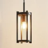 Lucande buiten hanglamp Brienne, antraciet, aluminium, Ø 15cm