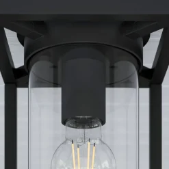 Lucande buiten plafondlamp Ferda, 29 cm, antraciet, IP44