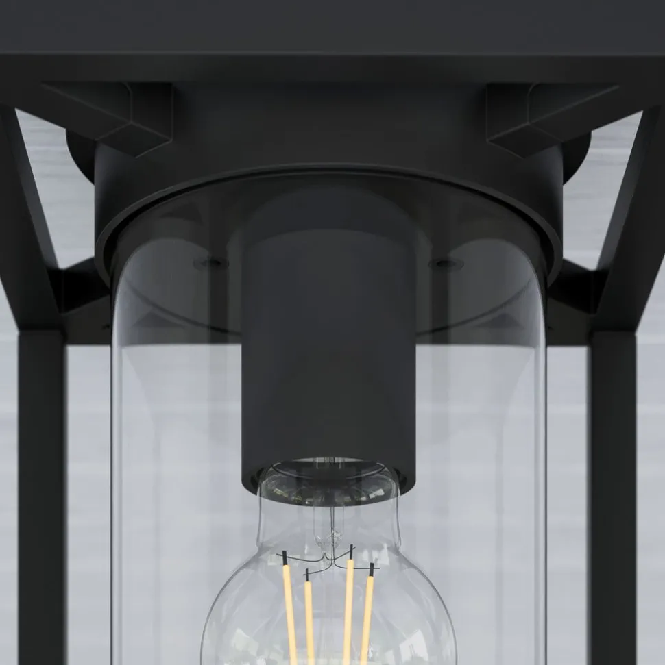 Lucande buiten plafondlamp Ferda, 29 cm, antraciet, IP44