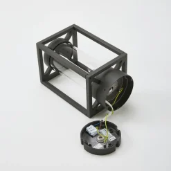 Lucande buiten plafondlamp Ferda, 29 cm, antraciet, IP44