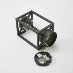 Lucande buiten plafondlamp Ferda, 29 cm, antraciet, IP44