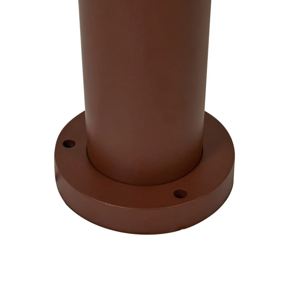 Lucande buitenlamp Alivaro, roestkleurig, 220 cm, E27, IP65