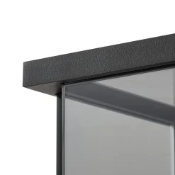 Lucande buitenwandlamp Annalea, rookgrijs, IP54, sensor