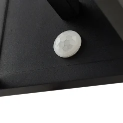 Lucande buitenwandlamp Annalea, rookgrijs, IP54, sensor