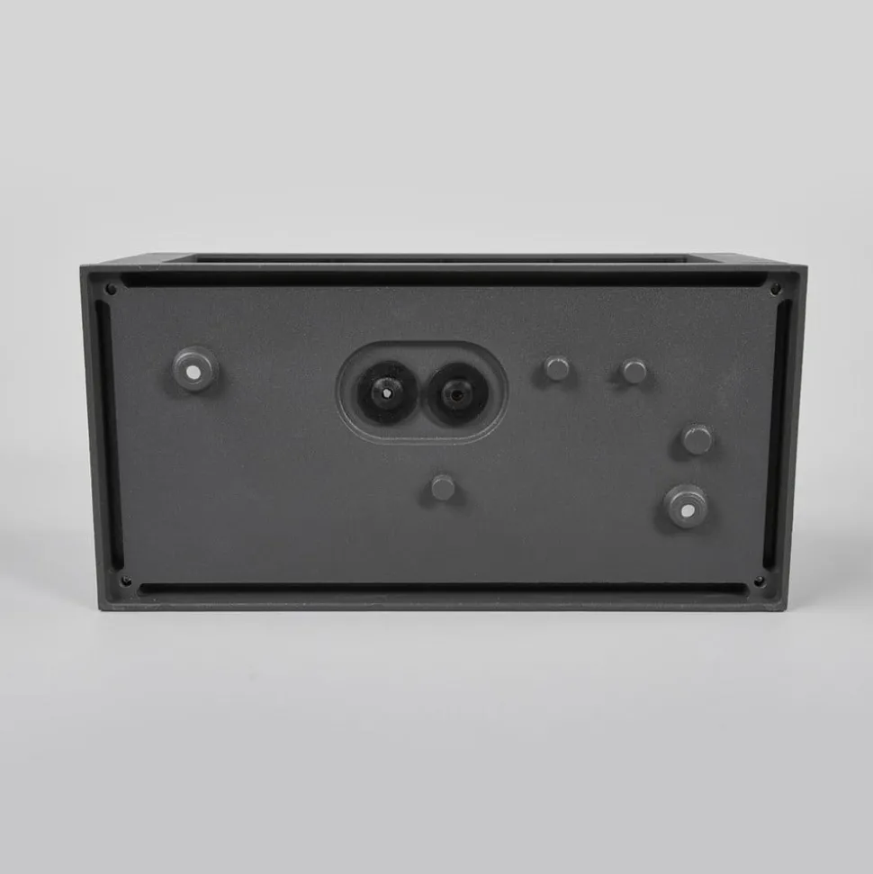 Lucande buitenwandlamp Aurelien, metaal, 12,5cm, strip