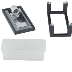 Lucande buitenwandlamp Aurelien, grijs, metaal, 12,5cm, IP54