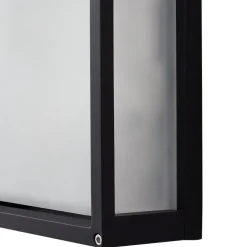 Lucande buitenwandlamp Aurelien, antraciet, sensor, 25x25 cm