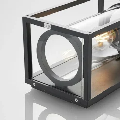 Lucande buitenwandlamp Brienne, 30 cm, antraciet, metaal